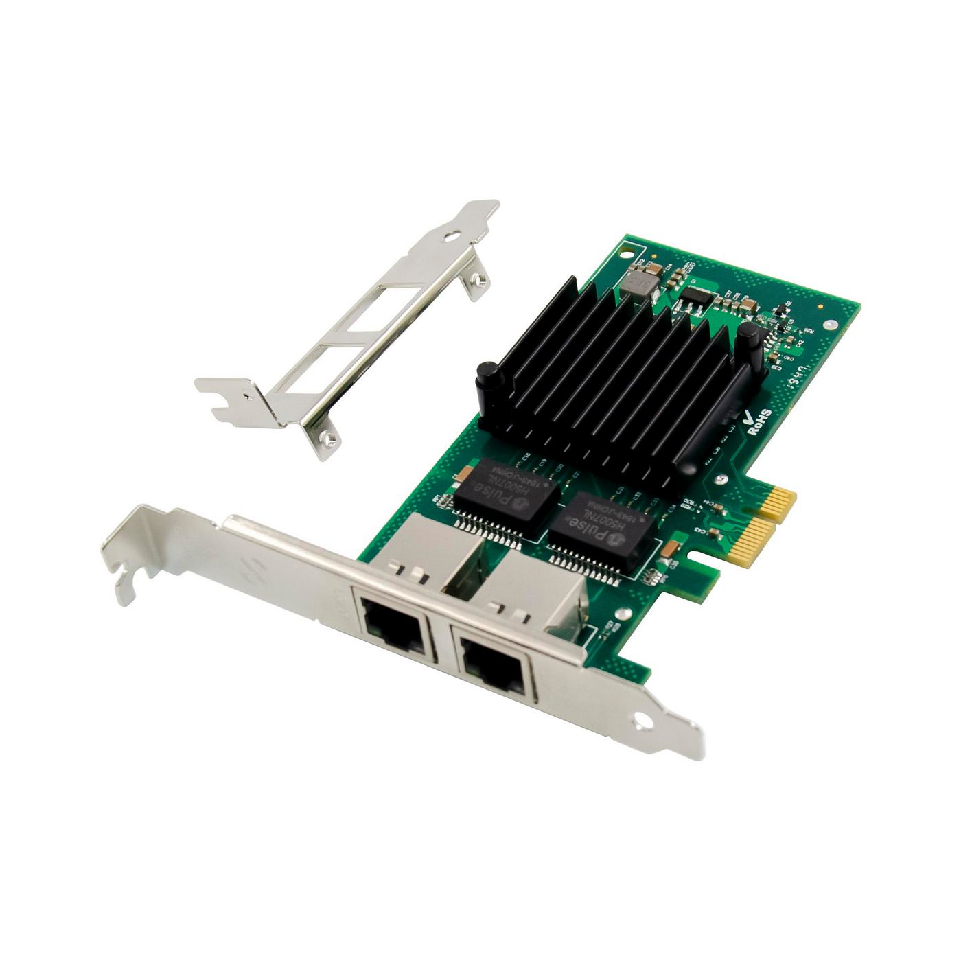 Microconnect Network Card PCIe x1 I350-T2
