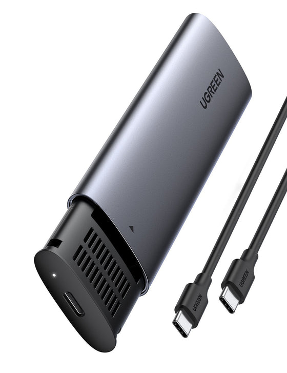 10902 UGREEN M.2 M-Key 10G Enclosure + USB-C Cable, 0.5m - Gray
