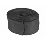 DeLOCK Woven Sleeve with Hook-and-Loop Fastener heat-resistant 10 m x 30 mm black