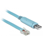 DeLOCK 64185 video cable adapter 2 m RJ-45 USB Type-A Blue