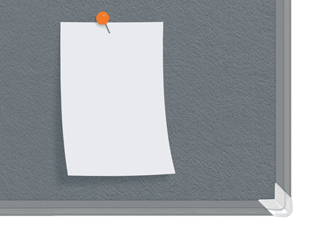 Nobo 1915194 bulletin board Fixed bulletin board Grey Felt