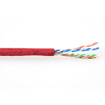 ACT CAT6A U/UTP PVC patch 305 m rood