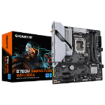 GIGABYTE B760M GAMING PLUS WIFI DDR4 Motherboard - Supports 14th Gen. Intel Core CPUs, 4+1+1 phases VRM, up to 5333MHz DDR4 (OC), 2xPCIe 4.0 M.2, Wi-Fi 6, 1 GbE LAN, USB 3.2 Gen 1