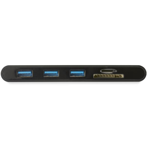 StarTech.com USB C Multiport Adapter - USB Type-C Mini Dock with HDMI 4K or VGA 1080p Video - 100W Power Delivery Passthrough, 3-port USB 3.0 Hub, GbE, SD &amp; MicroSD - Laptop Travel Dock