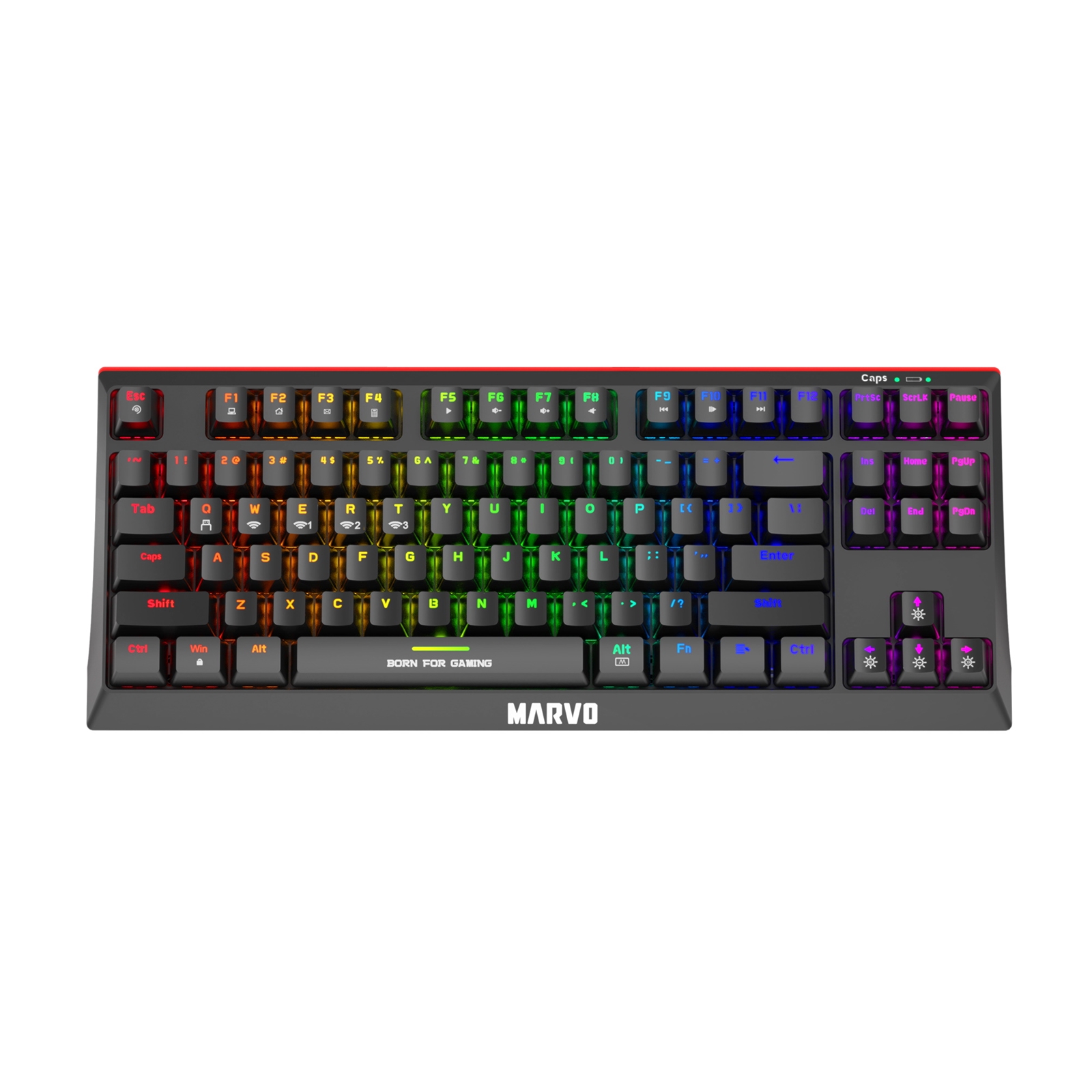 Image of MARVO Scorpion KG953W-UK Wireless Mechanical Gaming Keyboard with...