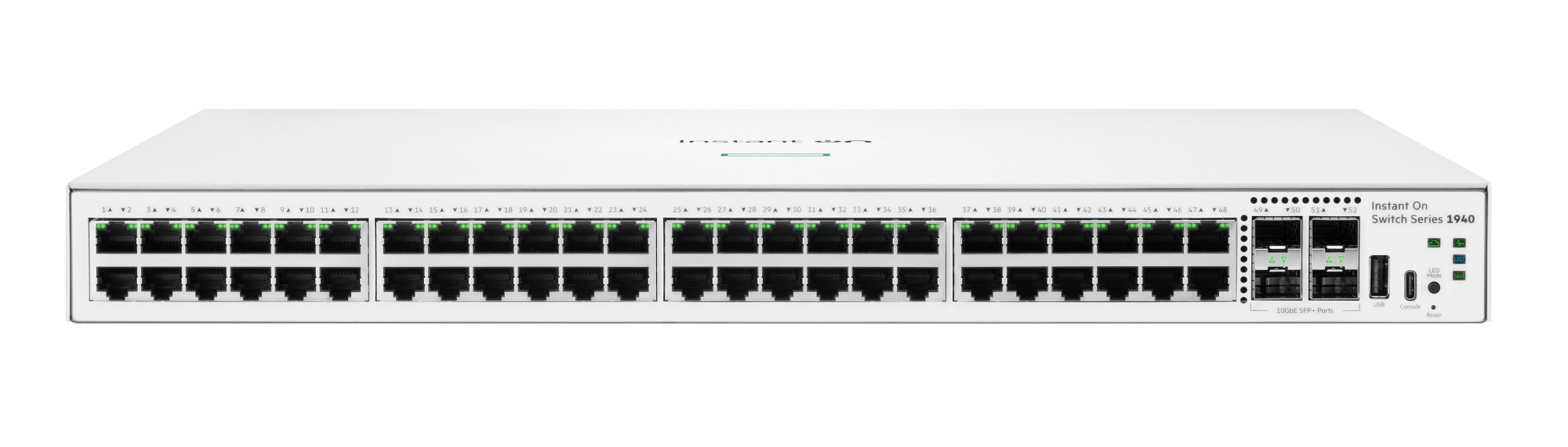 HPE Networking Instant On Switch 8p SR10 4p CL6 PoE 2p SFP+ 120W 1940