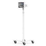 Compulocks iPad Pro M4 & M5 11", Apex Enclosure Rolling Cart - Rise Freedom Extended White