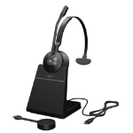 Jabra Engage 55 Headset Wireless Head-band Office/Call center Micro-USB Charging stand Black