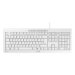 CHERRY STREAM keyboard Office USB QWERTZ German White