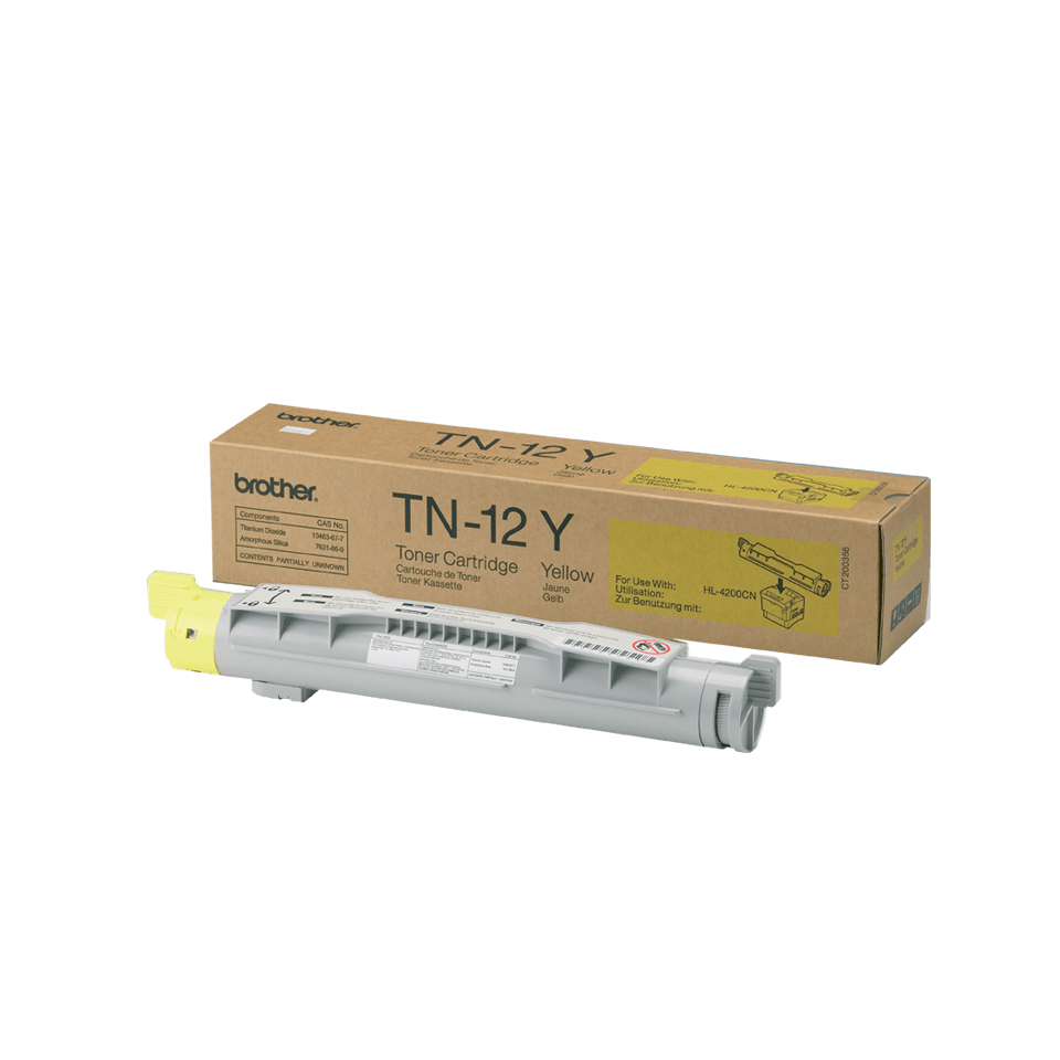 Photos - Ink & Toner Cartridge Brother TN-12Y Toner yellow, 6K pages/5 for  HL-4200 CN TN12Y 