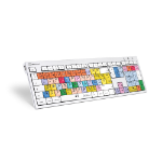 Logickeyboard LKB-LOGXP2-CWMU-UK keyboard Office USB QWERTY UK English Multicolour