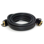 Monoprice VGA-3.5mm/VGA-3.5mm, 7.62 m 300" (7.62 m) VGA (D-Sub) + 3.5mm Black