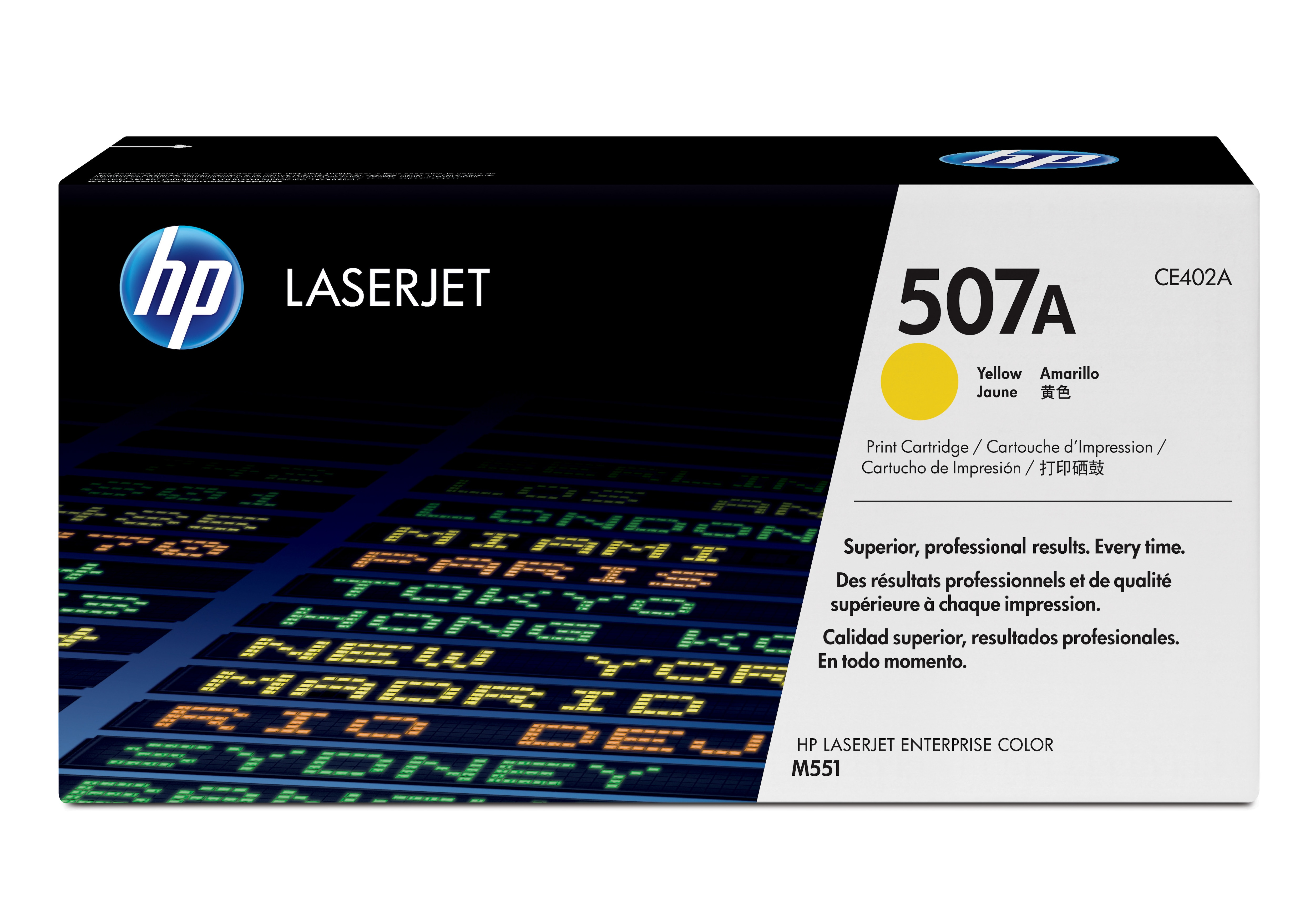 Image of HP CE402A/507A Toner cartridge yellow, 6K pages ISO/IEC 19798 for...