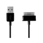 4XEM 3ft. USB 2.0 - 30pin m/m mobile phone cable Black 35.8" (0.91 m) USB A Samsung 30-pin