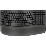 Logitech Wave Keys keyboard Office RF Wireless + Bluetooth QWERTZ Czech Graphite