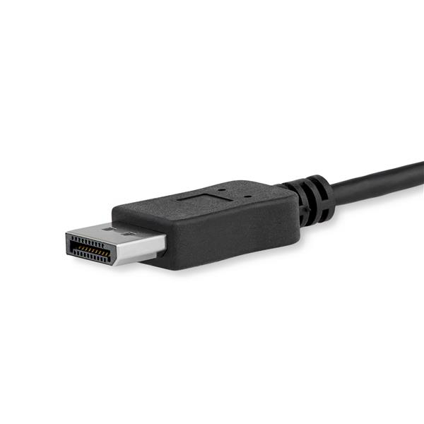 StarTech.com 3.3 ft. (1 m) USB-C to DisplayPort Cable - 4K 60Hz - Black