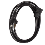 4Cabling 011.180.0016 power cable Black 2 m C13 coupler