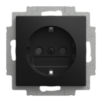 Busch-Jaeger 2CKA002013A5535 wall plate/switch cover Black