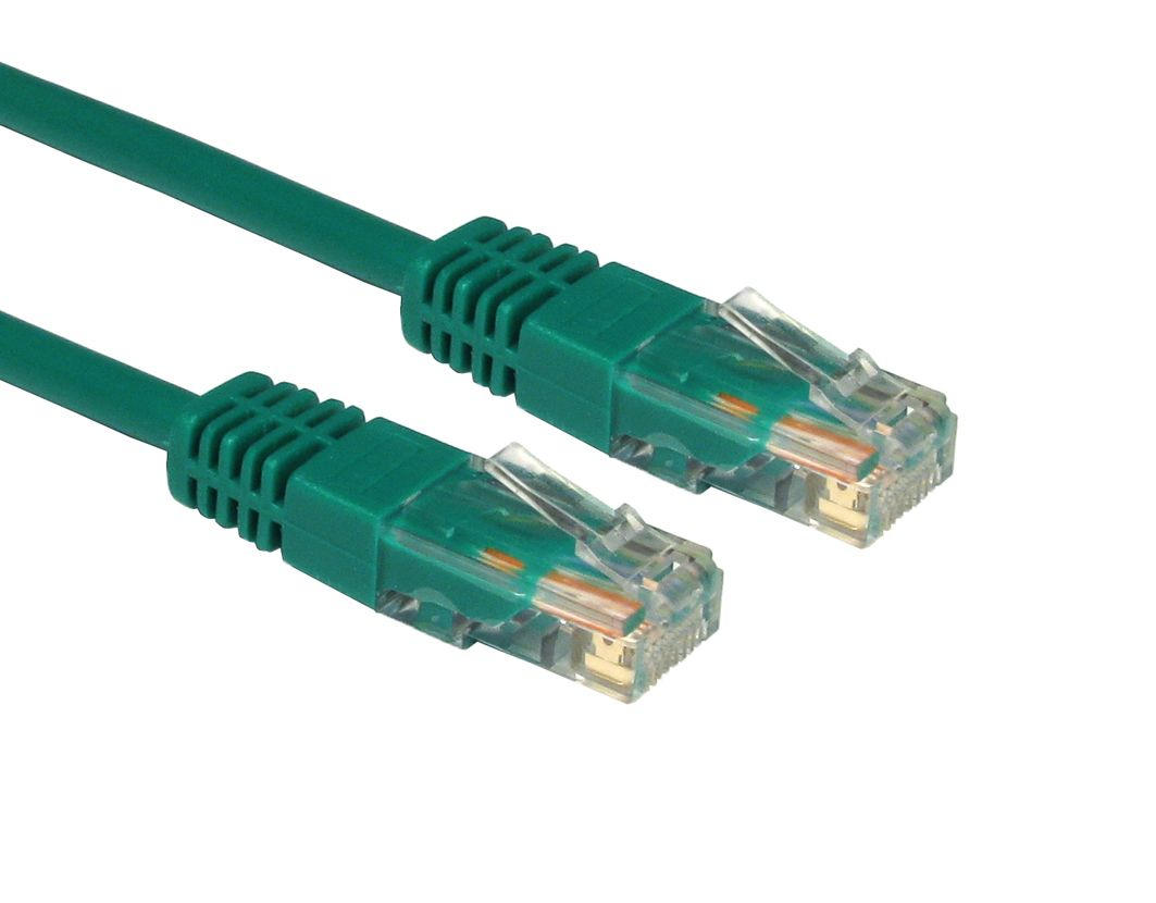 Cables Direct URT-600G networking cable Green 0.5 m Cat5e U/UTP (UTP)