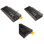 Lenovo USB Smartcard keyboard Dutch Black