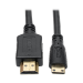 Tripp Lite P571-001-MINI HDMI cable 11.8" (0.3 m) HDMI Type C (Mini) HDMI Type A (Standard) Black