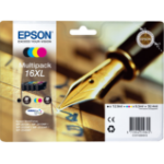 Epson C13T16364010/16XL Ink cartridge multi pack Bk,C,M,Y high-capacity XL 12,9ml + 3x 6,5ml  Pack=4 for Epson WF 2010/2660/2750