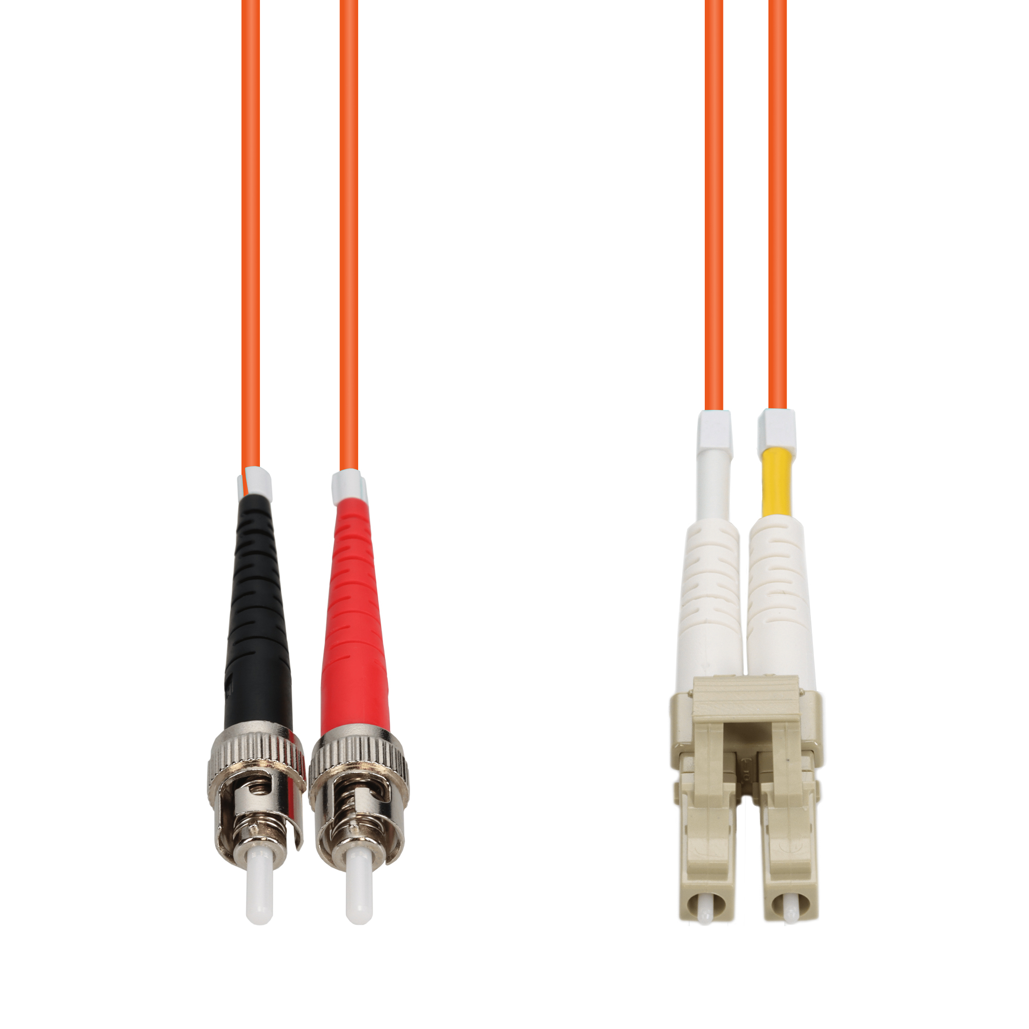 AddOn Networks 4m ST to LC Orange OM2 Duplex OFNR (Riser-Rated) Fiber