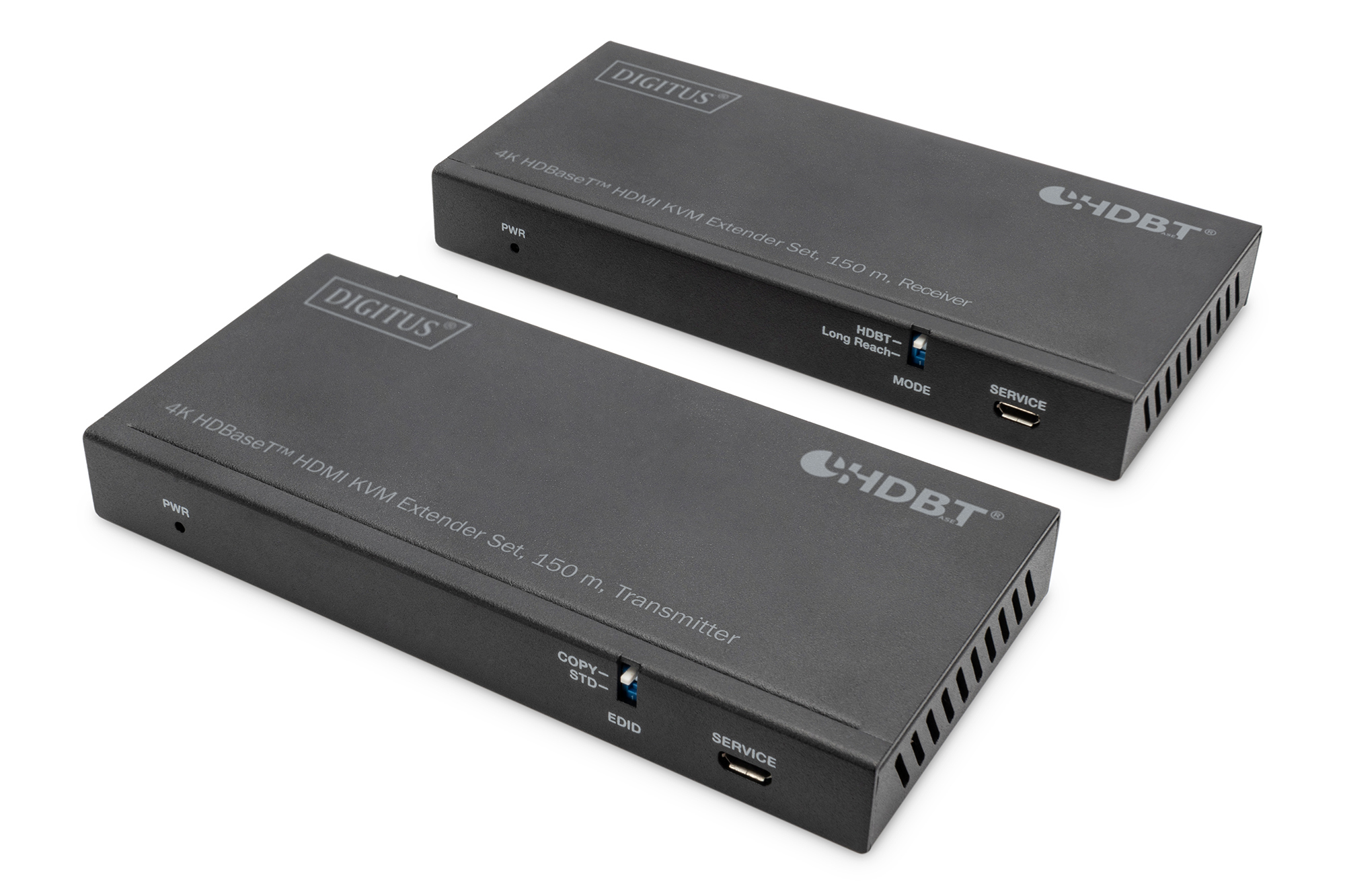 Digitus 4K HDBaseTTM 2.0 HDMI KVM extender set. 150 m