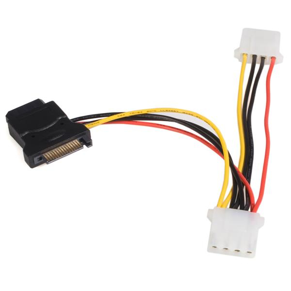 Image of StarTech.com SATA to LP4 Power Cable Adapter with 2 Additional LP4