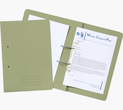 Image of Exacompta TFM-GRNZ folder Manila hemp Green A4