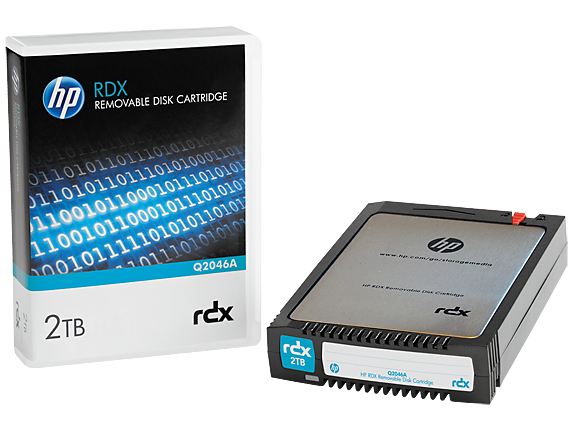 Image of HPE RDX 2TB RDX cartridge