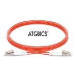 ATGBICS LC-LC OM2, Fibre Optic Cable, Multimode, Duplex, Orange, 10m