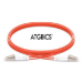 ATGBICS LC-LC OM2 Fibre Patch Cable Multimode Duplex Orange 0.5m