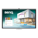 BenQ CM5505 interactive whiteboard 139.7 cm (55") 3840 x 2160 pixels Touchscreen White USB / Bluetooth