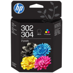 HP 302/304 INK CART TRI-COLOR/BLACK