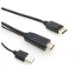 Microconnect HDMI-DP-CON1 video cable adapter 1 m HDMI Type A (Standard) DisplayPort Black