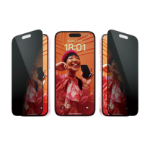 PanzerGlass ® Privacy Screen Protector iPhone 15 | Ultra-Wide Fit w. EasyAligner