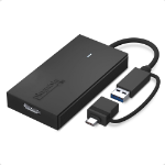 Plugable Technologies UGA-DP-S USB graphics adapter 1920 x 1080 pixels Black