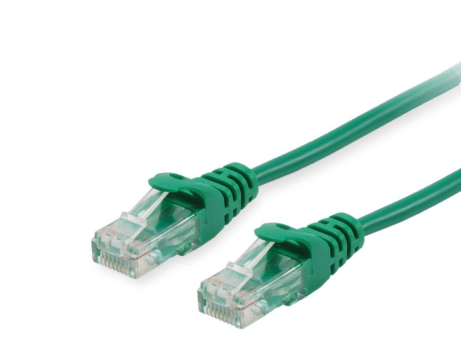 Image of Equip Cat.6 U/UTP Patch Cable, 0.25m, Green