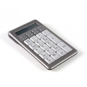 Image of Hypertec KEYBSAT1NHY numeric keypad USB Notebook/PC Grey, White