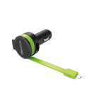 RealPower 257635 mobile device charger Universal Black, Green Cigar lighter Auto