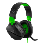 Turtle Beach Recon 70x Gaming Headset for Xbox One, Xbox Series X, PS5, PS4, Switch, PC - Black & Green