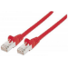 Intellinet Network Patch Cable, Cat5e, 5m, Red, CCA, SF/UTP, PVC, RJ45, Gold Plated Contacts, Snagless, Booted, Lifetime Warranty