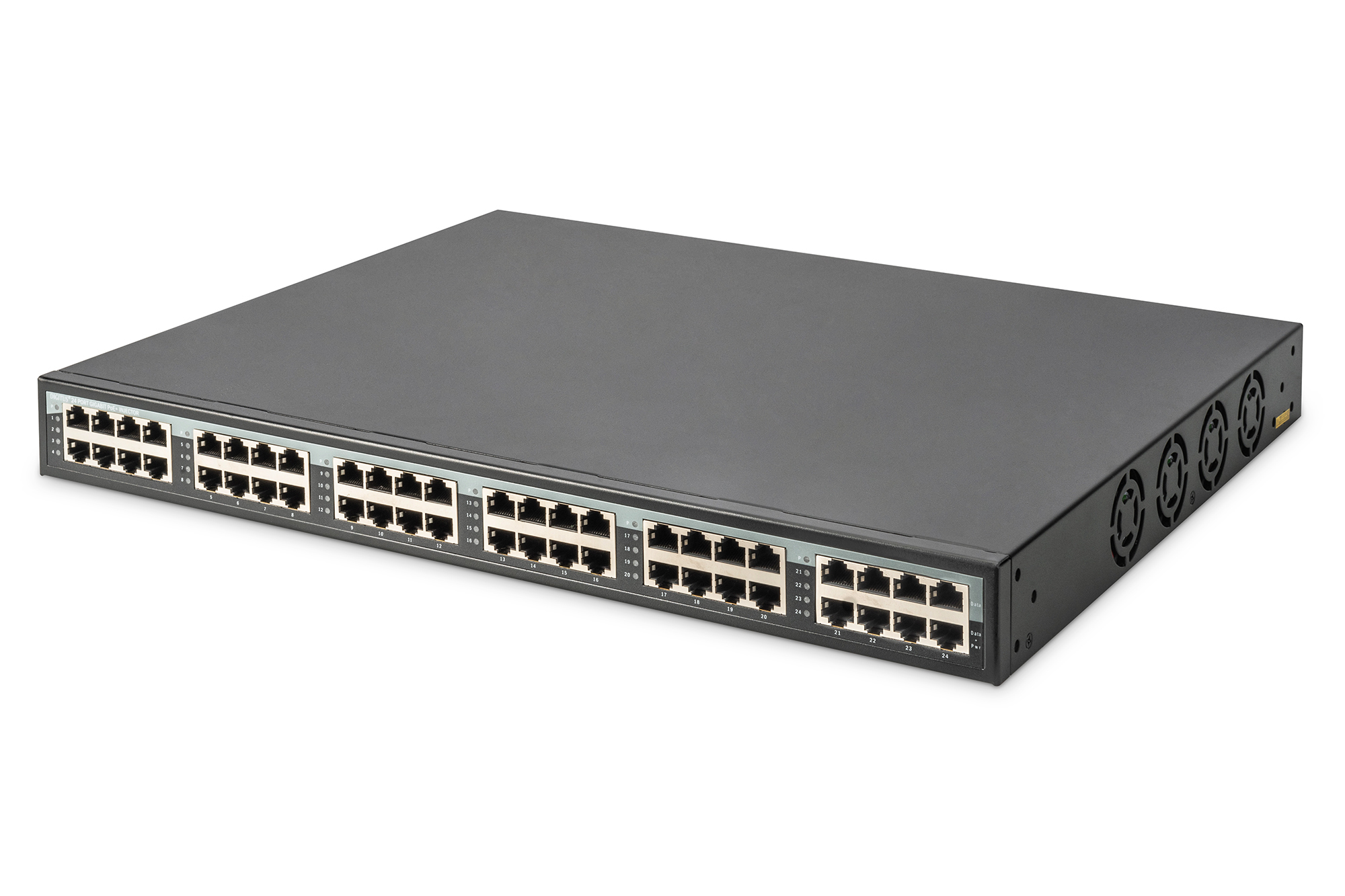 Photos - Switch Digitus 24 Port Gigabit Ethernet PoE+ Injector, 802.3af/at, 370 W DN-95117 