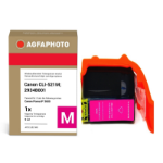 AgfaPhoto APCCLI521MD inktcartridge 1 stuk(s) Compatibel Normaal rendement Magenta