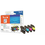 Peach PI500-91 inktcartridge Zwart, Cyaan, Magenta, Geel