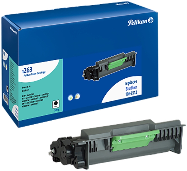 Image of Pelikan Laser Toner For Brother Tn-3512Hc Black 1031410909