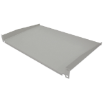 Intellinet 19" Cantilever Shelf, 1U, Shelf Depth 350mm, Non-Vented, Max 25kg, Grey, Three Year Warranty