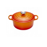LE CREUSET 21177240902430 - 4.2 L - Orange - Ceramic - Gas - Induction - Sealed plate - Cast iron - Orange - 24 cm