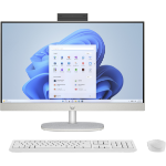 HP 24-cr1055nd Intel Core Ultra 5 125U 60,5 cm (23.8") 1920 x 1080 Pixels Alles-in-één-pc 16 GB DDR5-SDRAM 512 GB SSD Windows 11 Home Wi-Fi 6 (802.11ax) Wit